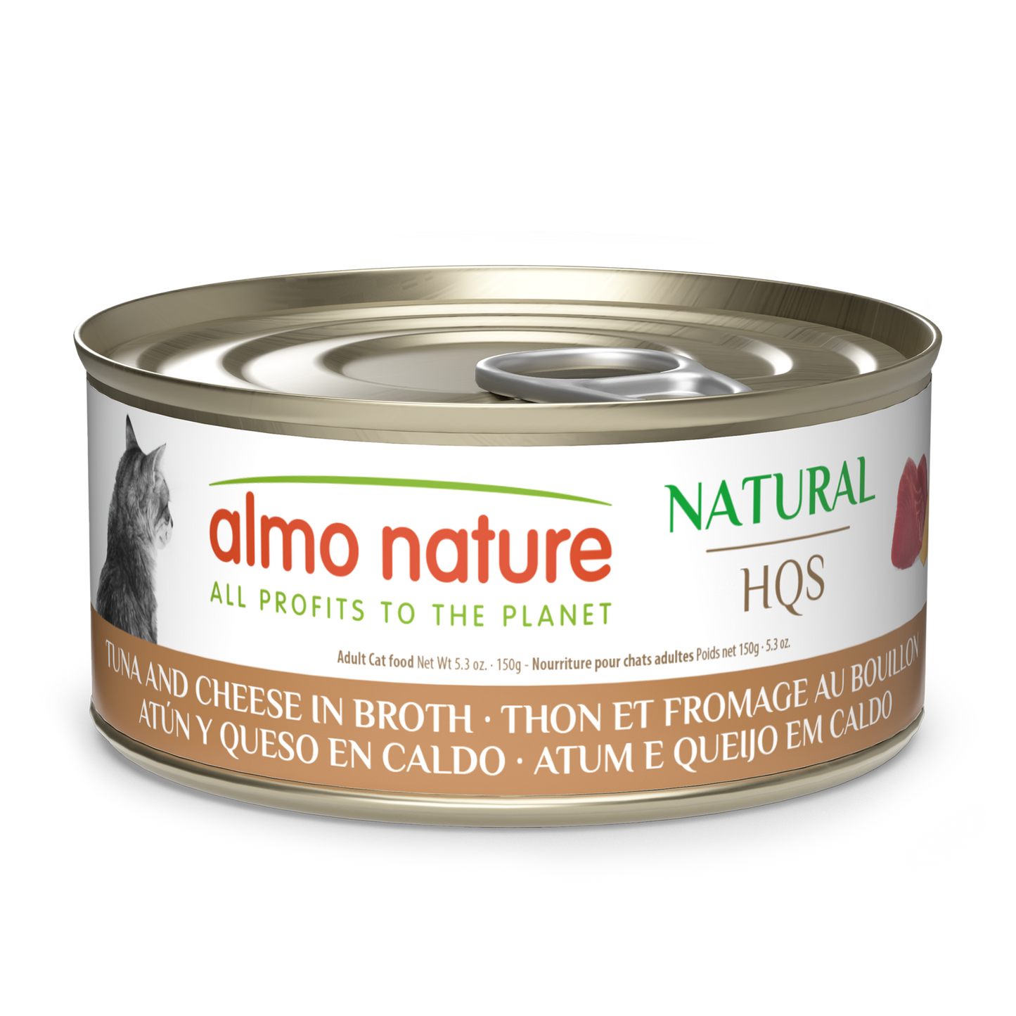 Almo Nature Natural HQS Tuna and Cheese in broth