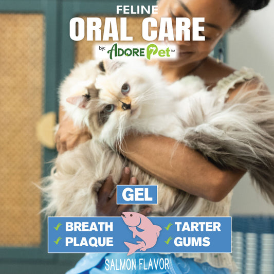 Adore Pet Complete Oral Care Feline Gel for Plaque, Tartar, Breath and Gums