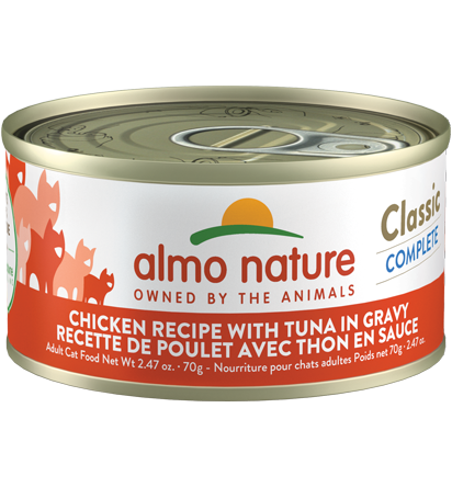 Almo Nature Chicken Recipe with Tuna in gravy