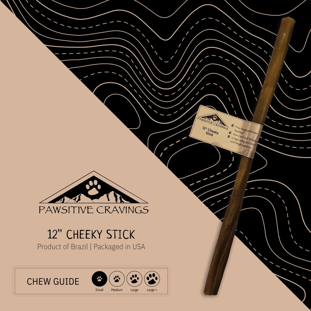 Pawsitive Cravings 12 inch Cheeky Stick (Pack of 25 / $2.13ea)