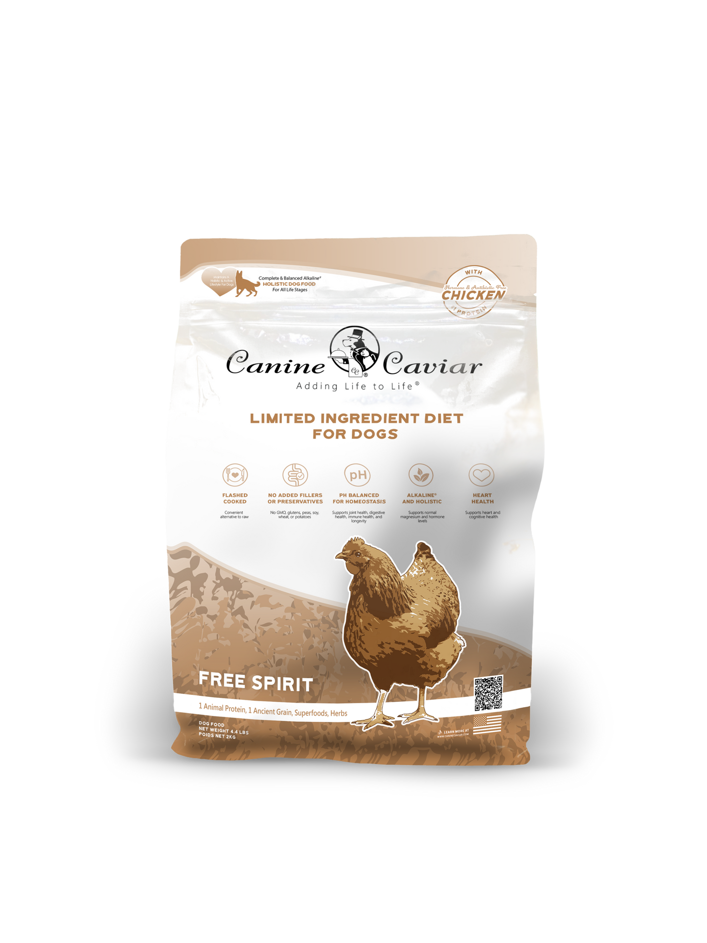 Canine Caviar Free Spirit Limited Ingredient Alkaline® Entrée All Life Stages