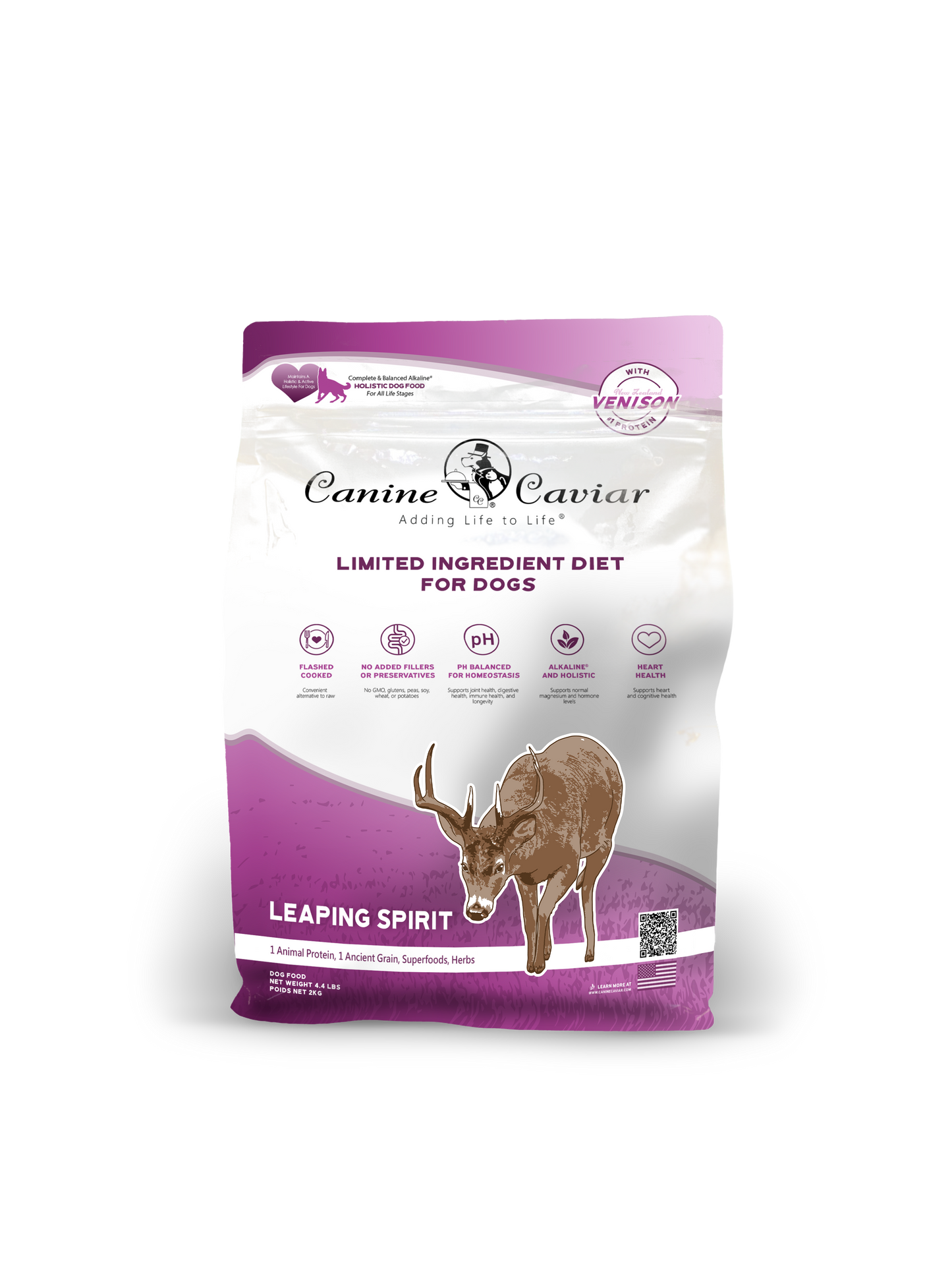 Canine Caviar Leaping Spirit Limited Ingredient Alkaline® Entrée All Life Stages