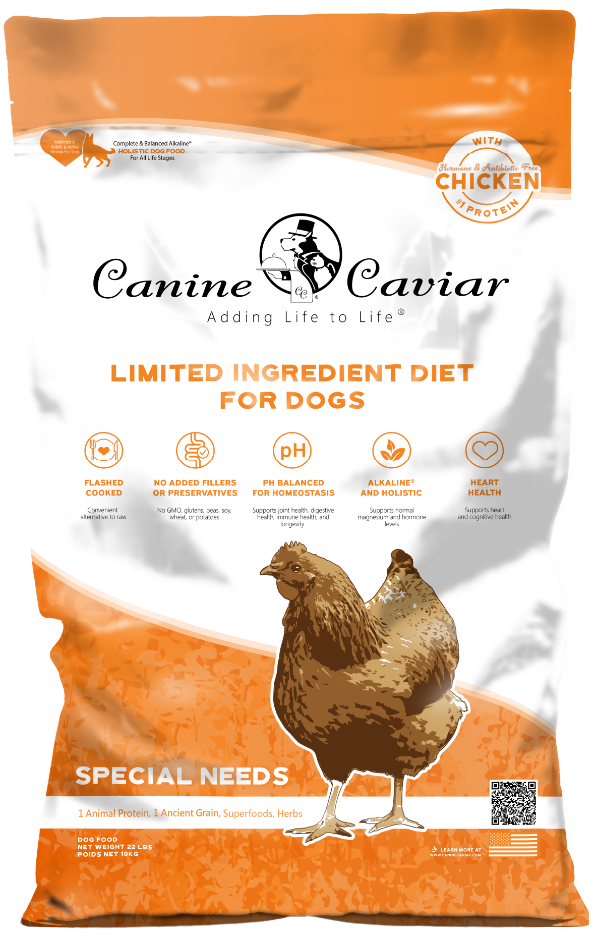 Canine Caviar Special Needs Chicken Limited Ingredient Alkaline® Entrée
