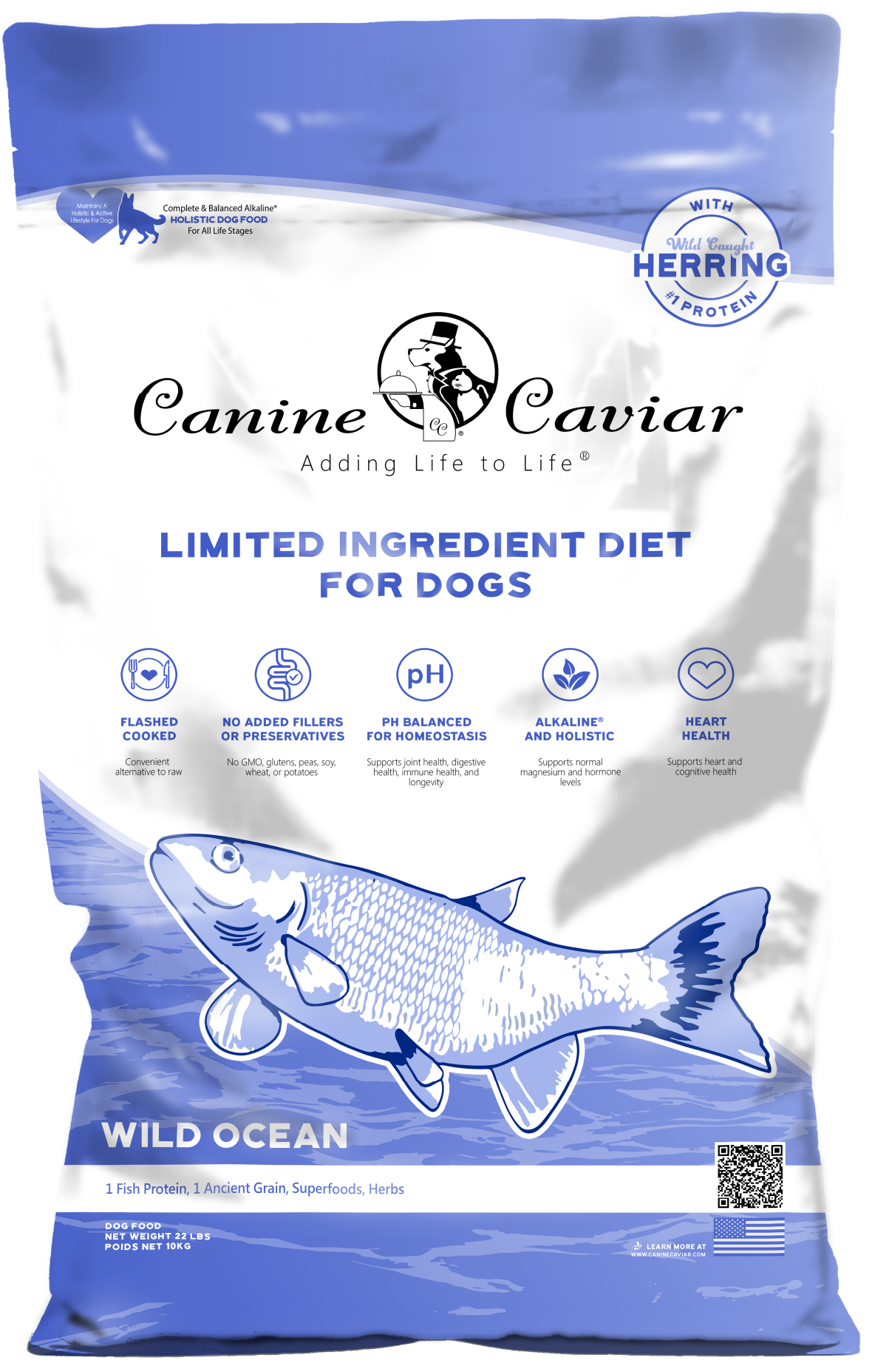 Feline Caviar Wild Ocean Holistic Grain Free Cat and Kitten Entrée