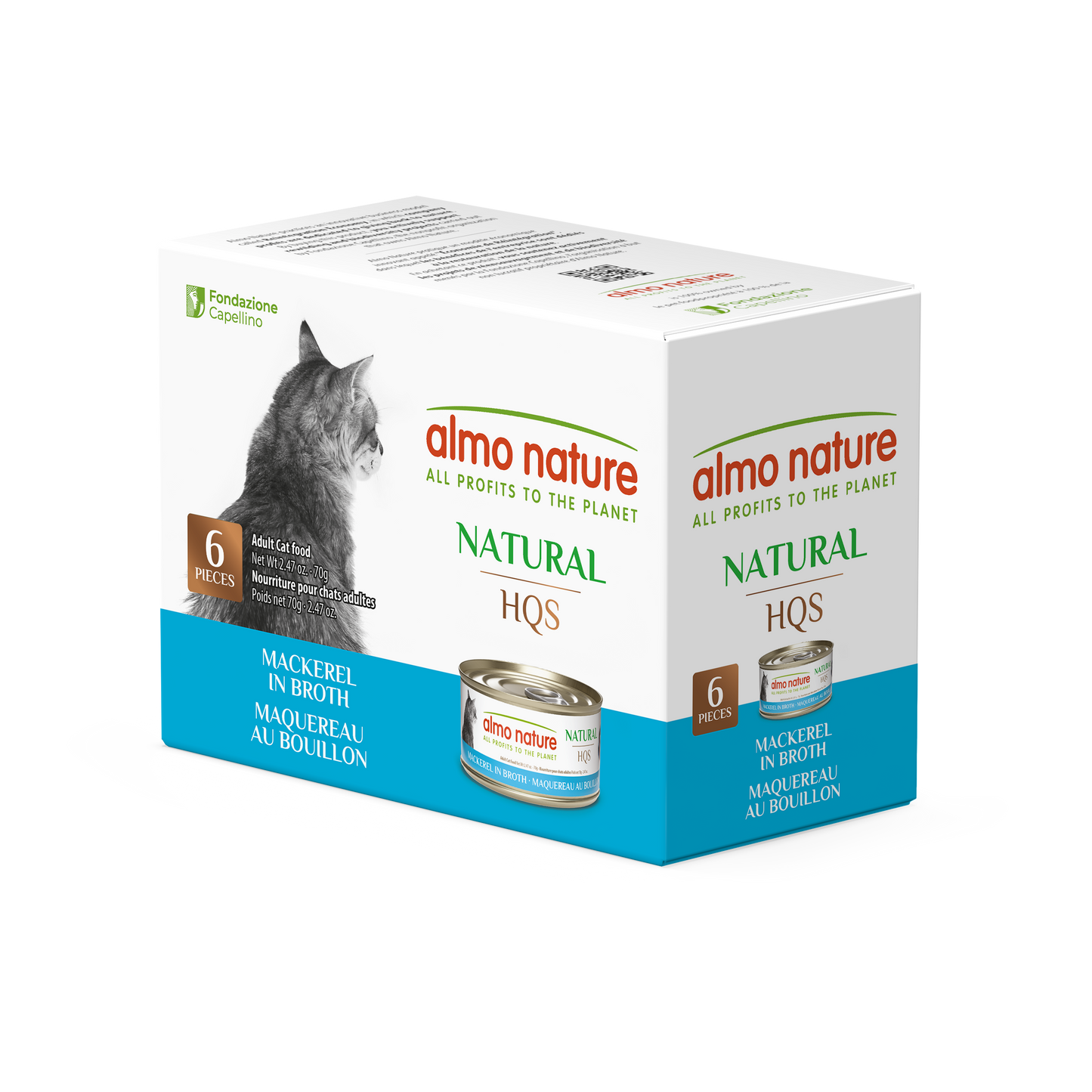 Almo Nature Natural HQS Mackerel in Broth Multipack