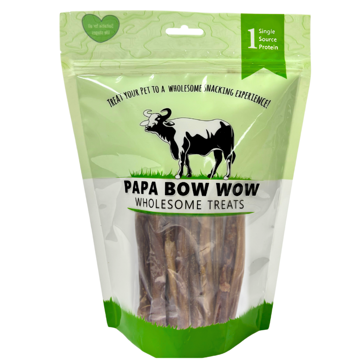 Papa Bow Wow (Canine Caviar) Bully Stix 6"