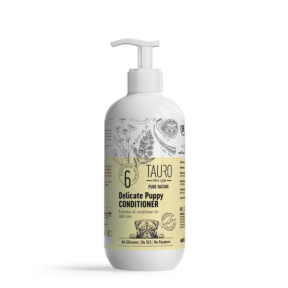 Tauro Pro Line Pure Nature Delicate Puppy & Kitten Conditioner, 13.5 fl oz (Step 3)