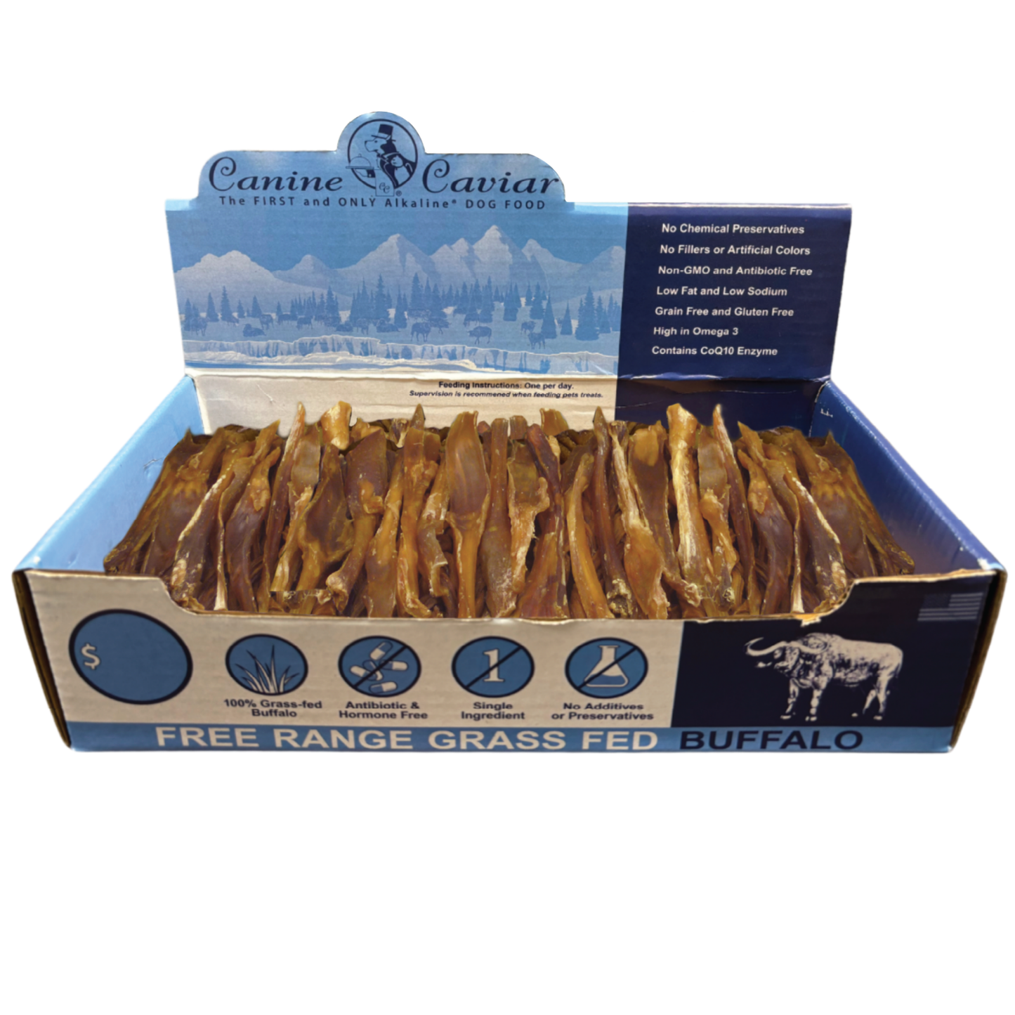 Canine Caviar Tendon 6" Display Box (35ct)