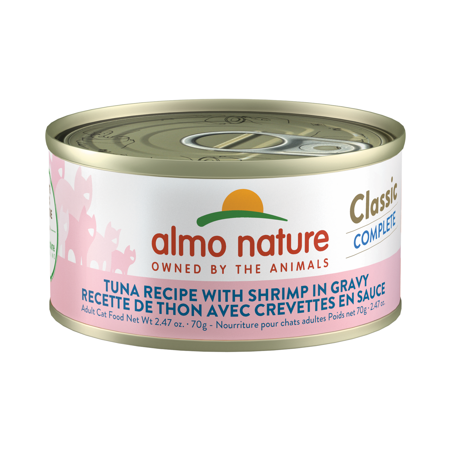 Almo Nature Classic Complete Tuna Recipe with Shrimp in Gravy