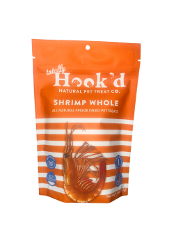 Totally Hook'd Shrimp Freeze-Dried Dog & Cat Treats, 2-oz bag