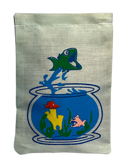 Dr. Daniels Fish Bowl Catnip Toy - Asst White & Blue