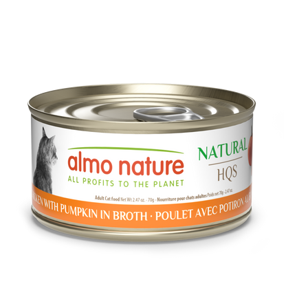 Almo Nature Natural HQS Chicken with Pumpkin in broth