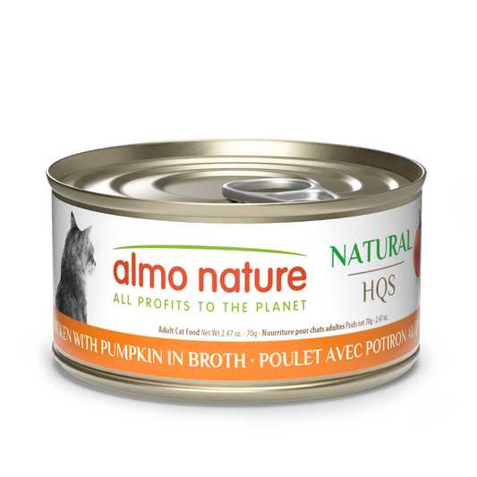 Almo Nature Natural HQS Chicken with Pumpkin in broth