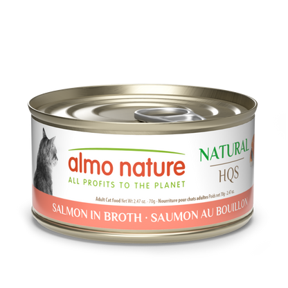 Almo Nature Natural HQS Salmon in broth