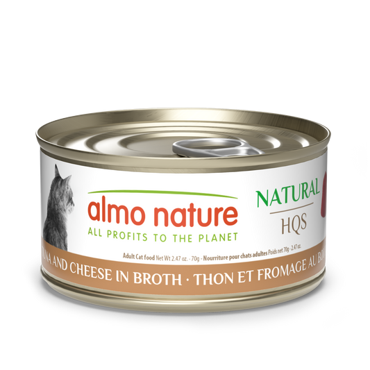 Almo Nature Natural HQS Tuna and Cheese in broth
