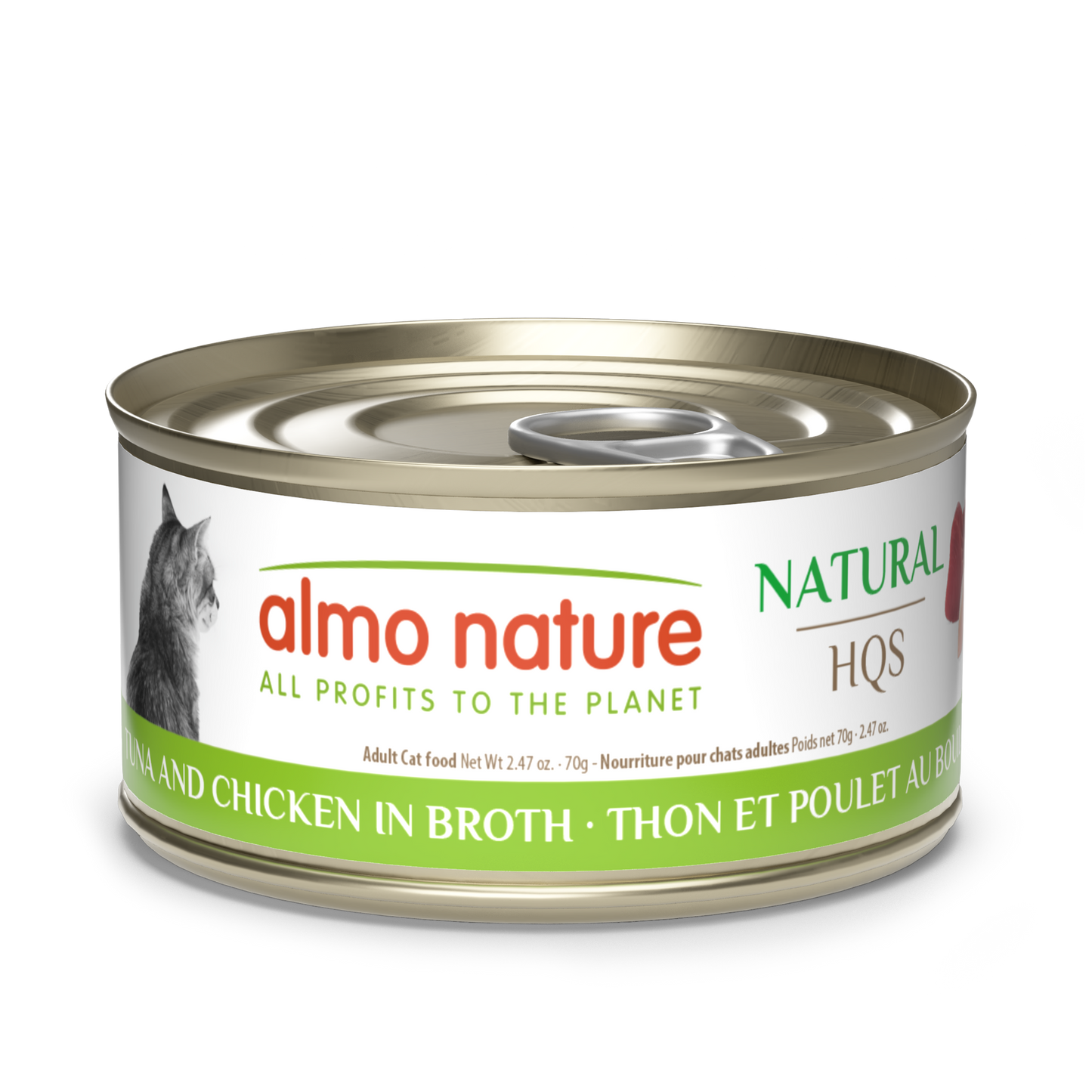Almo Nature Natural HQS Tuna and Chicken in broth