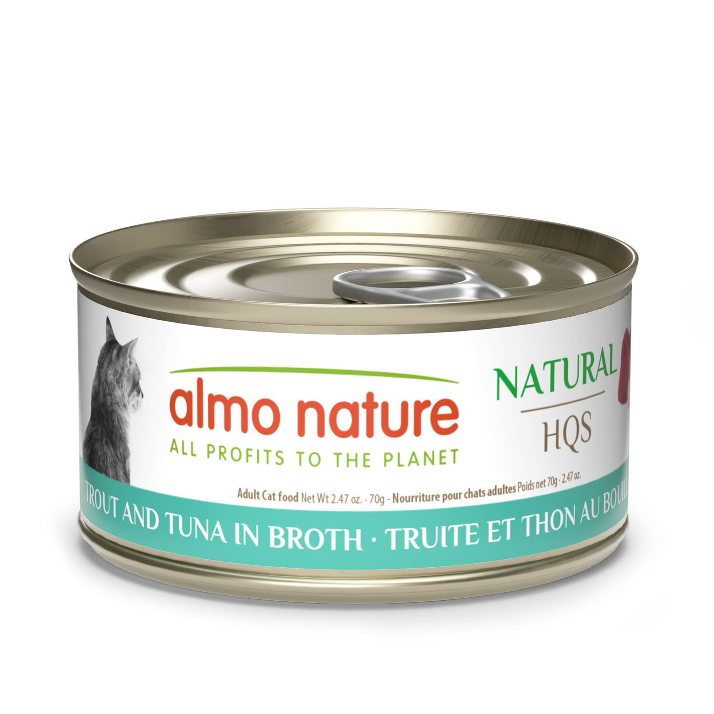 Almo Nature Natural HQS Trout and Tuna in broth