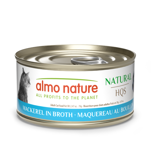 Almo Nature Natural HQS Mackerel in broth