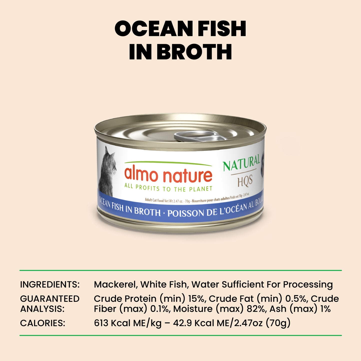 Almo Nature Natural HQS Ocean Fish in broth