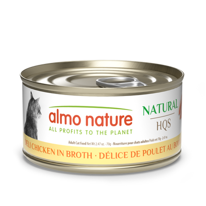 Almo Nature Natural HQS Deli Chicken in broth