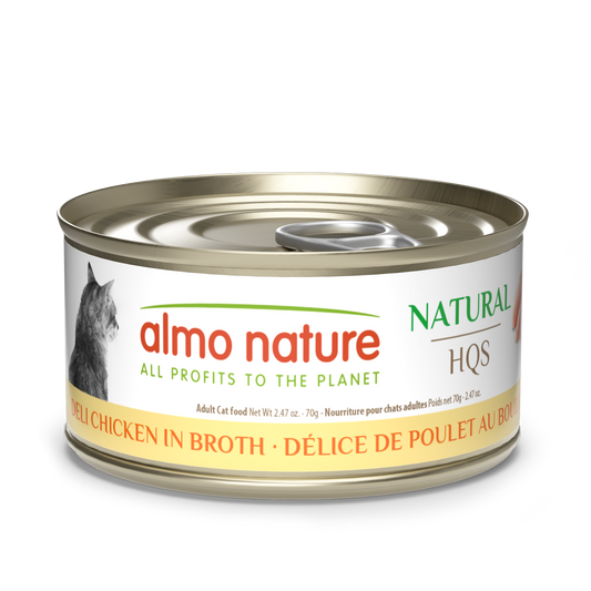 Almo Nature Natural HQS Deli Chicken in broth