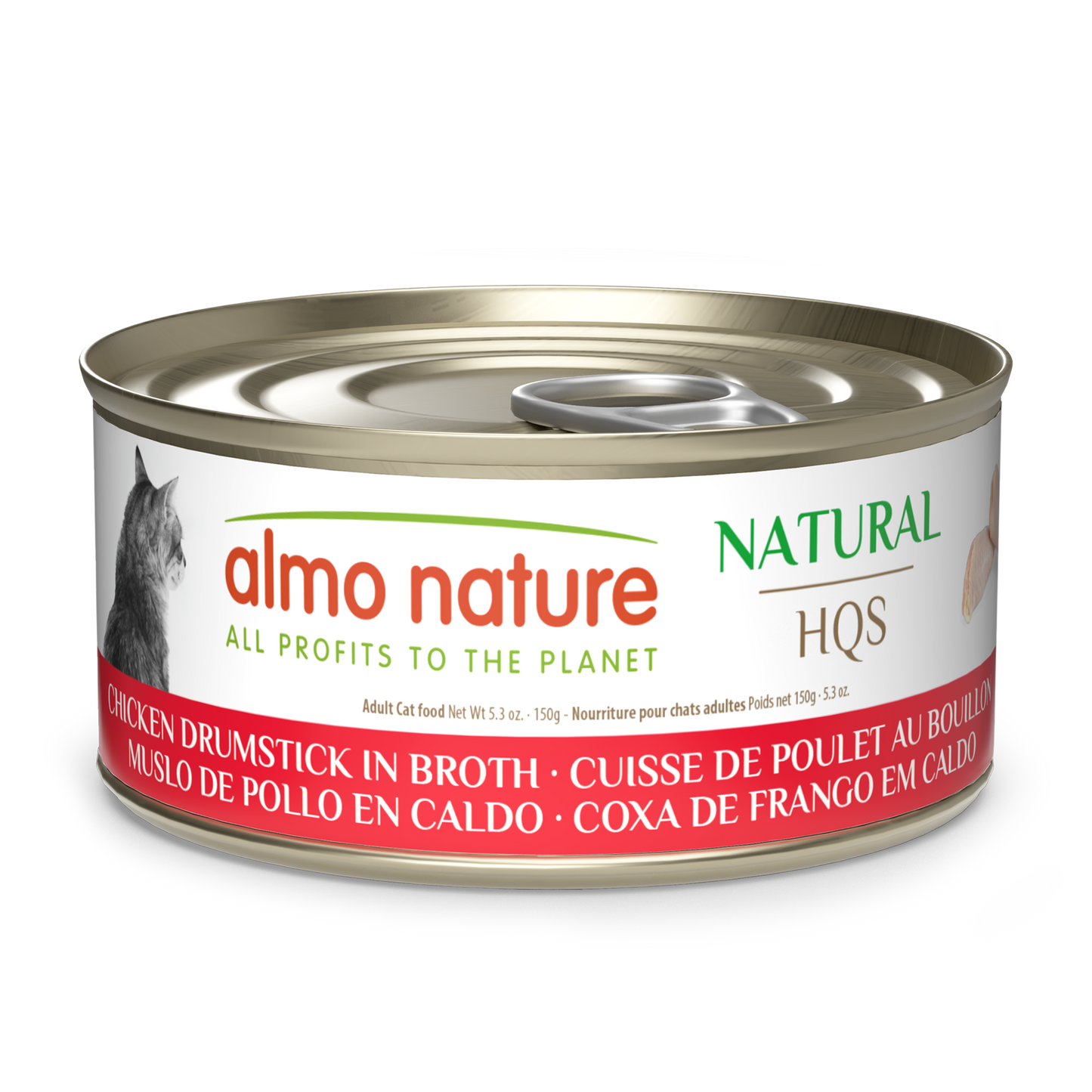 Almo Nature Natural HQS Chicken Drumstick in Broth