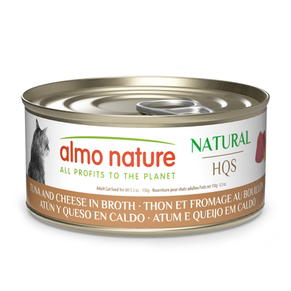 Almo Nature Natural HQS Tuna and Cheese in broth