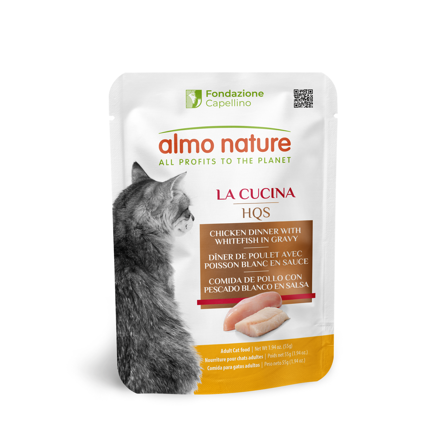 Almo Nature La Cucina Chicken Dinner with Whitefish in gravy