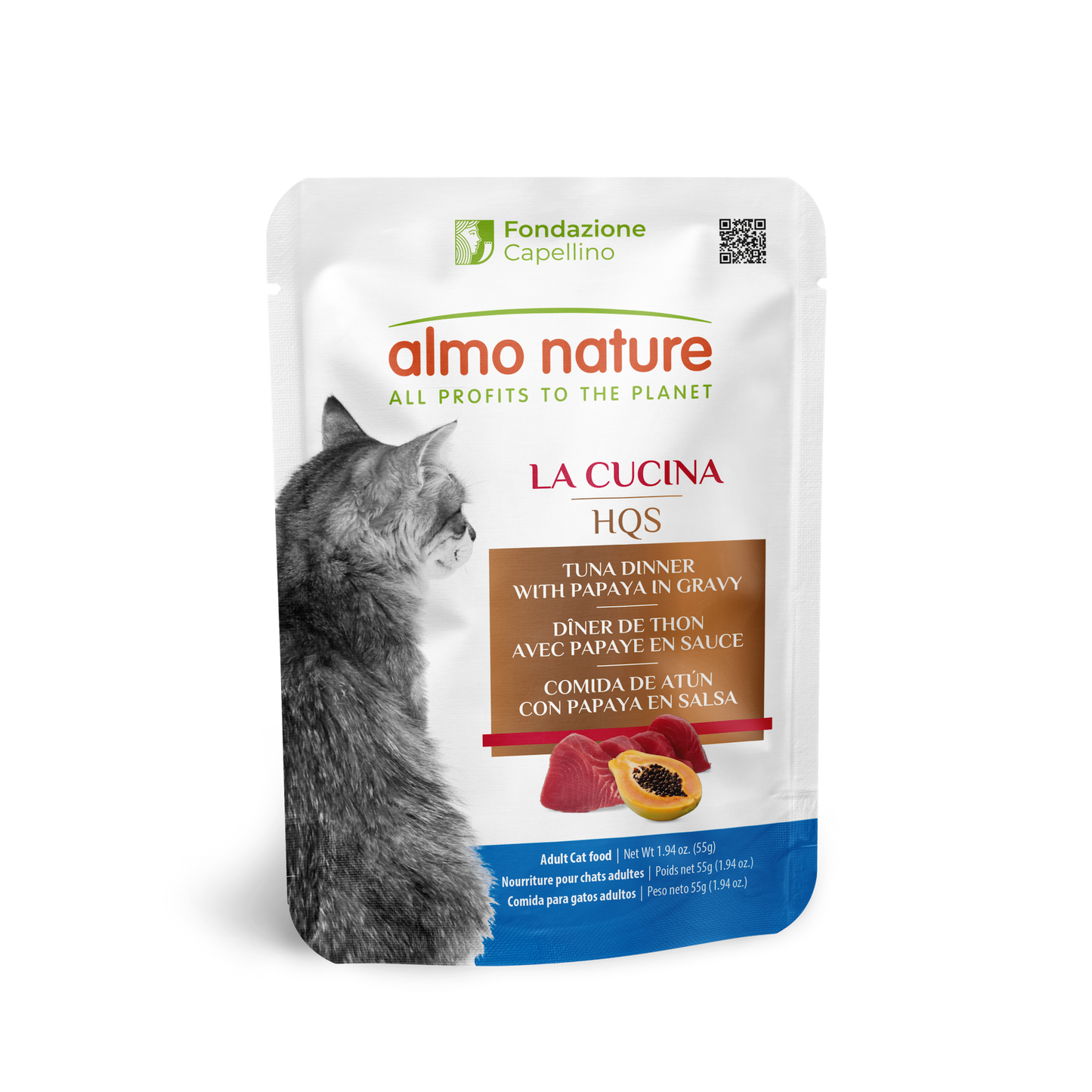 Almo Nature La Cucina Tuna Dinner with Papaya in gravy