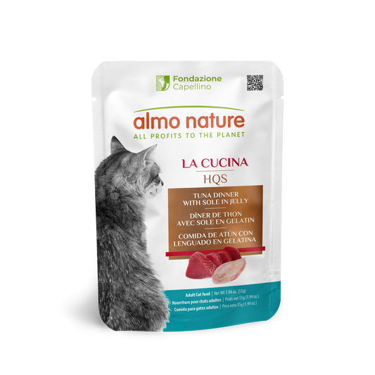 Almo Nature La Cucina Tuna Dinner with Sole in jelly