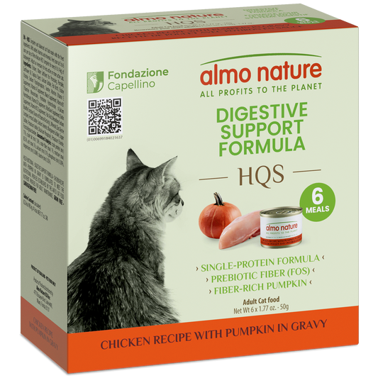 Almo Nature Digestive Support Formula - Chicken recipe with Pumpkin in gravy