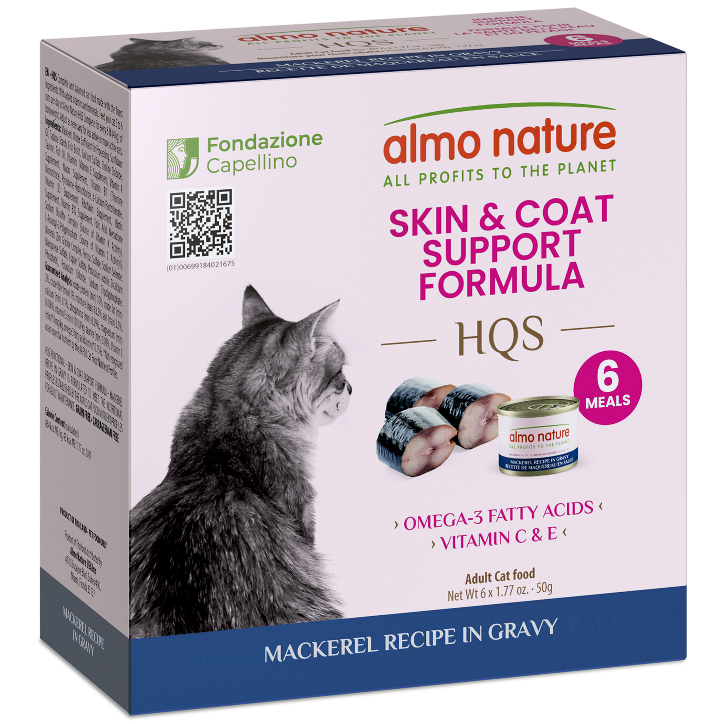 Almo Nature Skin & Coat Support Formula – Mackerel recipe in gravy