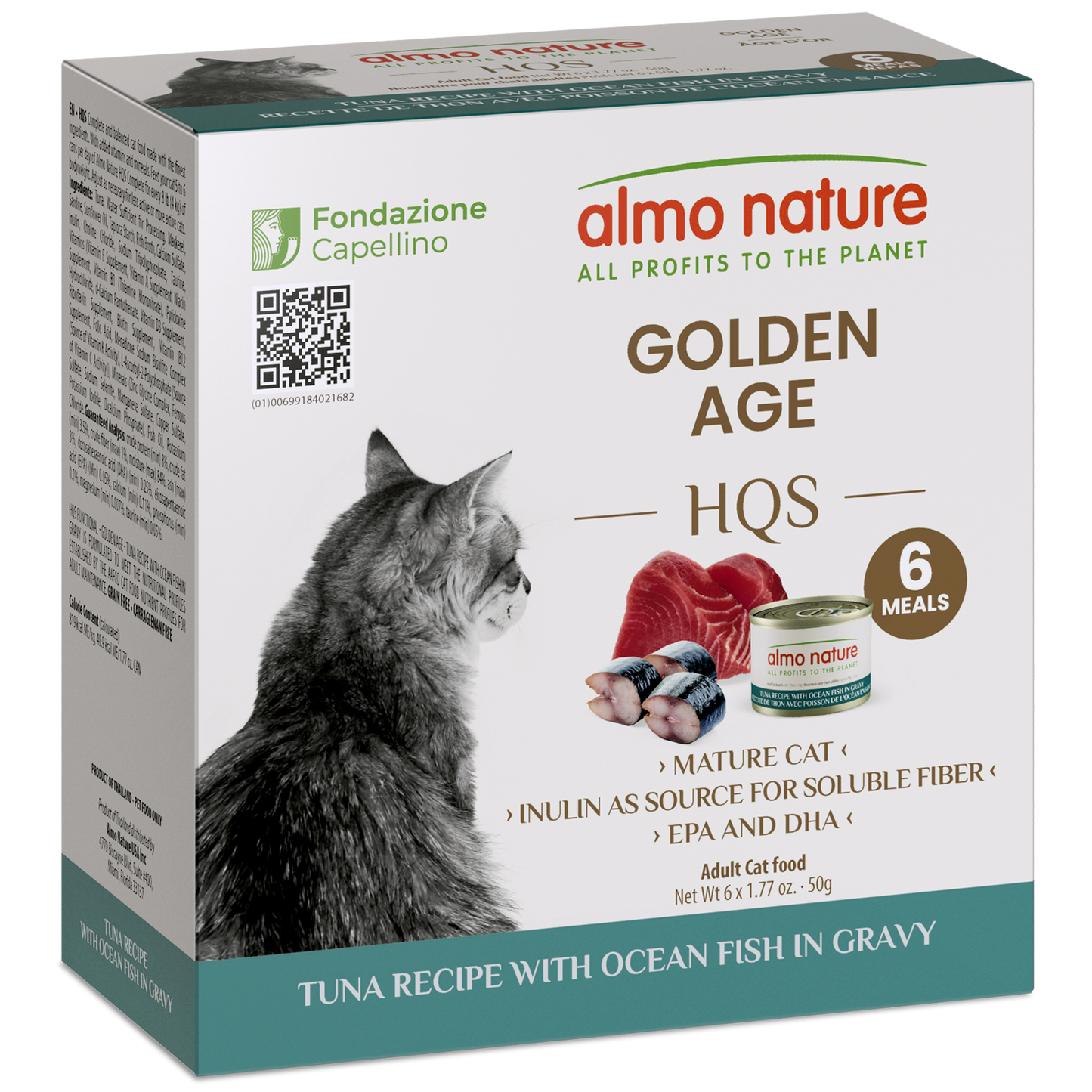 Almo Nature Golden Age - Tuna Recipe with Ocean Fish in Gravy
