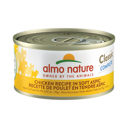 Almo Nature Classic Complete Chicken Recipe in soft aspic