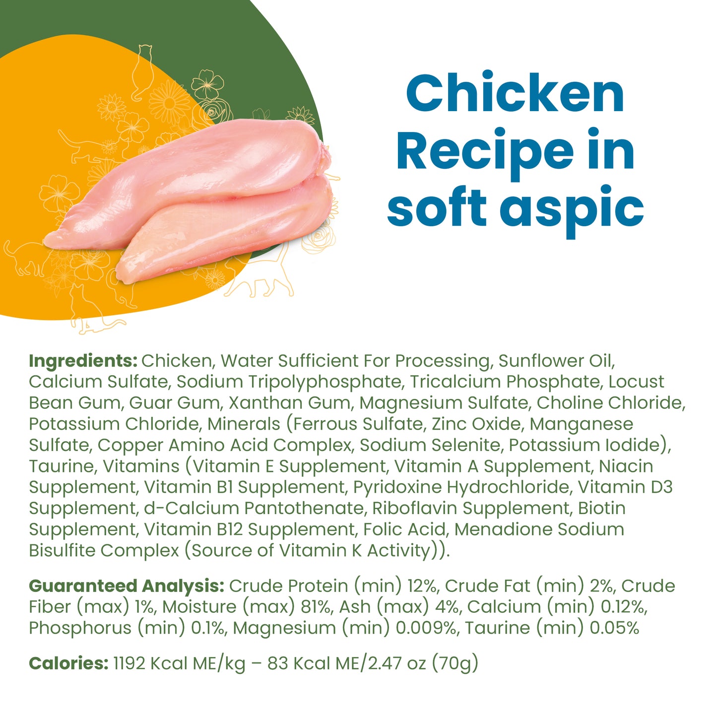 Almo Nature Classic Complete Chicken Recipe in soft aspic