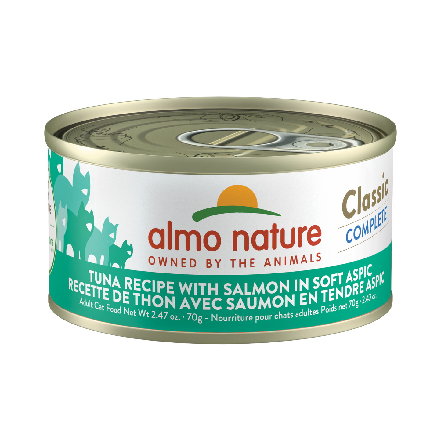 Almo Nature Classic Complete Tuna Recipe with Salmon in soft aspic