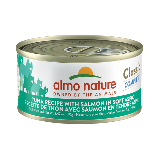 Almo Nature Classic Complete Tuna Recipe with Salmon in soft aspic