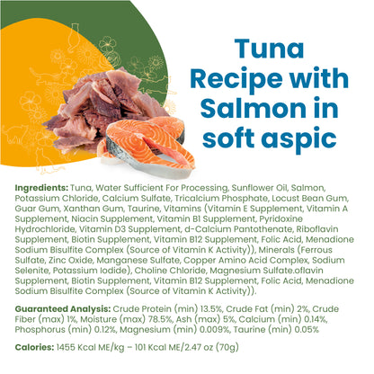 Almo Nature Classic Complete Tuna Recipe with Salmon in soft aspic
