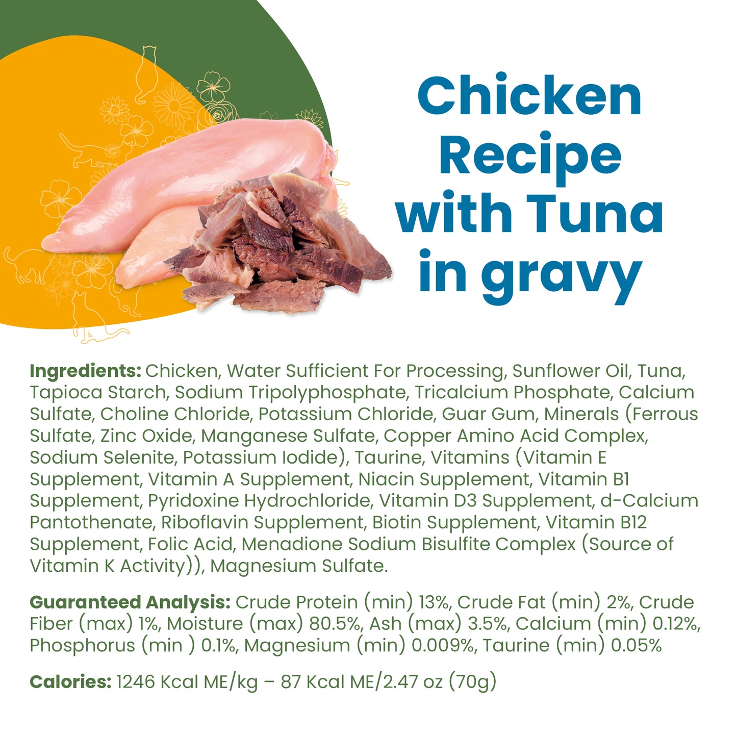 Almo Nature Classic Complete Chicken Recipe with Tuna in gravy