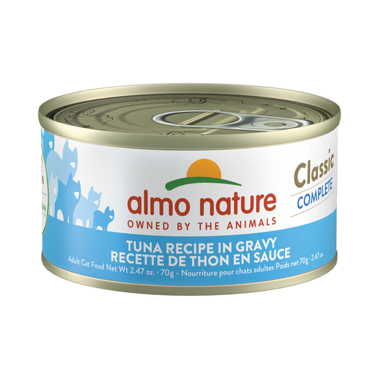 Almo Nature Classic Complete Tuna Recipe in gravy