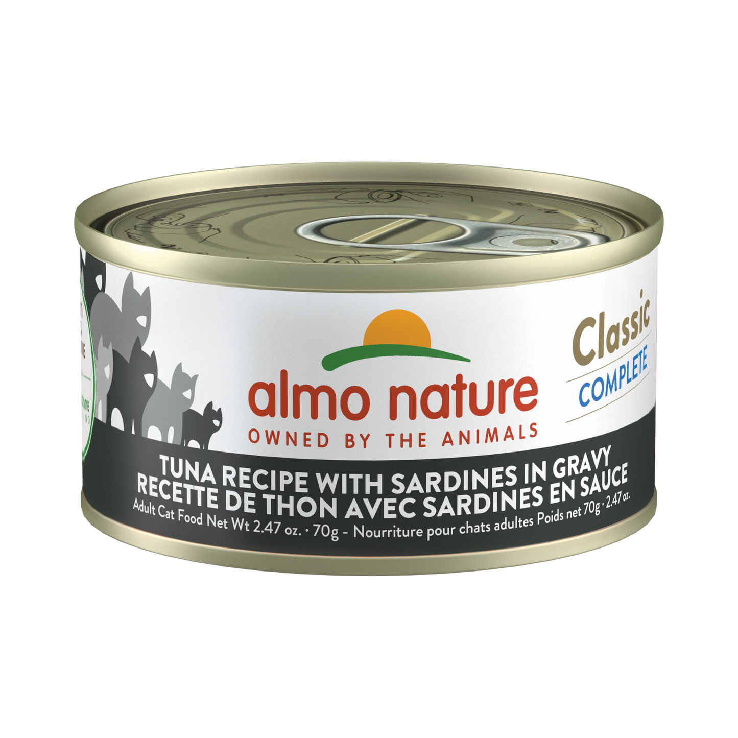 Almo Nature Classic Complete Tuna Recipe with Sardines in gravy