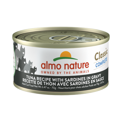 Almo Nature Classic Complete Tuna Recipe with Sardines in gravy