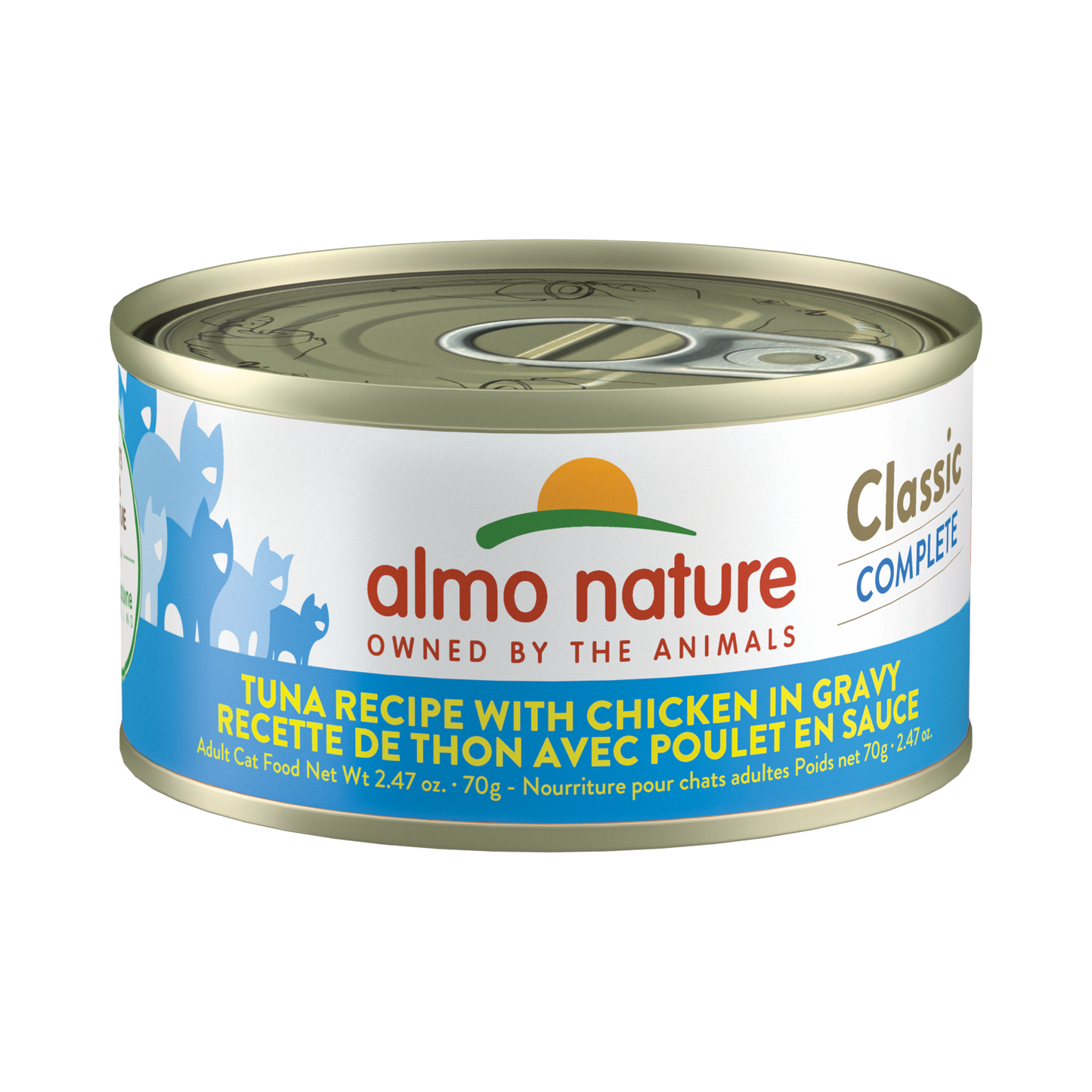 Almo Nature Classic Complete Tuna Recipe with Chicken in gravy
