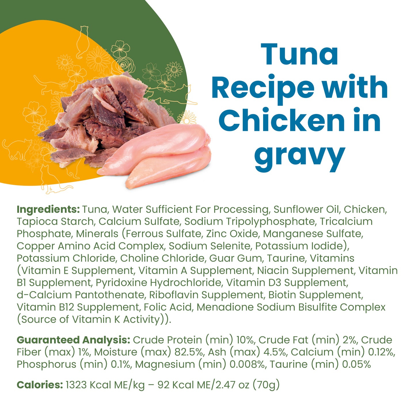 Almo Nature Classic Complete Tuna Recipe with Chicken in gravy