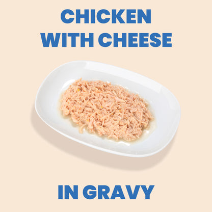 Almo Nature Complete HQS Chicken Recipe with Cheese in gravy