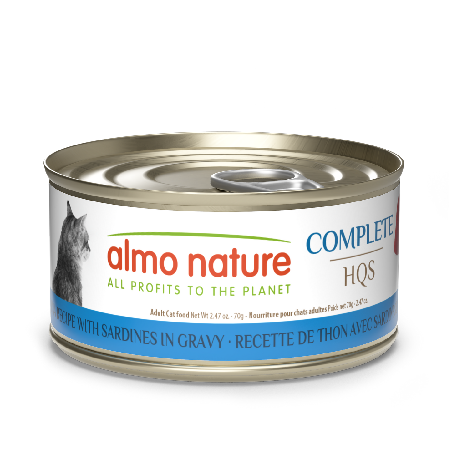 Almo Nature Complete HQS Tuna Recipe with Sardines in gravy