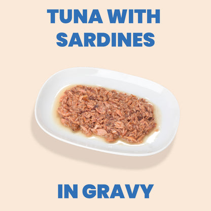 Almo Nature Complete HQS Tuna Recipe with Sardines in gravy