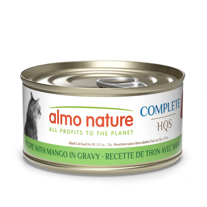 Almo Nature Complete HQS Tuna Recipe with Mango in gravy