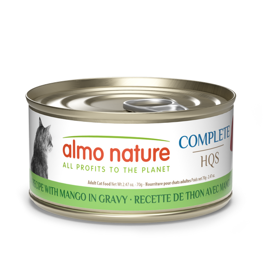 Almo Nature Complete HQS Tuna Recipe with Mango in gravy