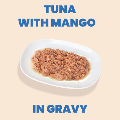 Almo Nature Complete HQS Tuna Recipe with Mango in gravy